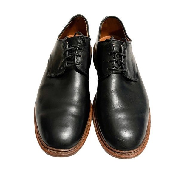 ALLEN EDMONDS Black Leather academy Oxford Casual Mens Shoes - Picture 2 of 10